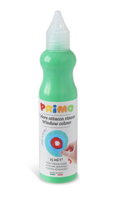 PINTURA PARA VIDRIO 75 ML VERDE CLARO | 6 UNIDADES | (PRIMO)